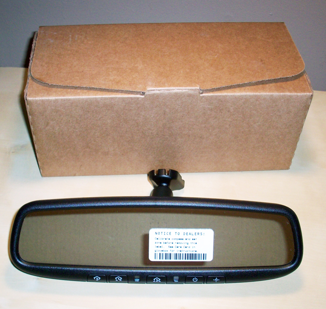 Genuine Subaru Auto-Dimming Rear View Mirror w/Compass & Homelink