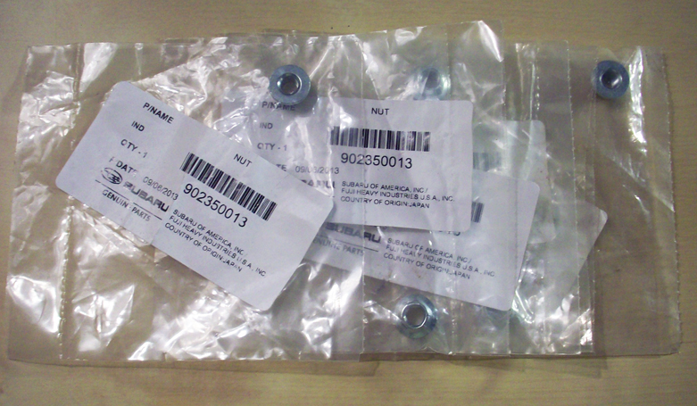 Genuine Subaru Mount Lock Nuts