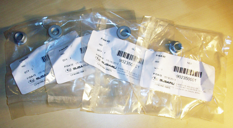 Genuine Subaru Exhaust Nuts